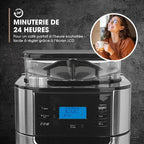 Barista Cafetière Filtre avec verseuse Isotherme 1L pur 12 tasses de café, Machine a cafe grain avec broyeur et écran digital, Fonction de minuterie