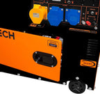 Générateur diesel silencieux monophasé 6 kVA 230 V avec ATS intégré