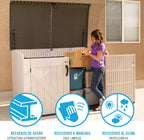 Lifetime Coffre de Rangement extérieur Tan 191,1 x 107,3 x 132,2 cm