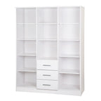 Palace Imports 100% Solid Wood Cosmo 3-Door Wardrobe Armoire with Solid Wood or Mirrored Doors