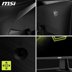 MSI MAG 32CQ6F Écran Gaming incurvé FHD de 32" - Dalle Rapid VA 2560 x 1440 1500R, 180 Hz / 0,5ms, DisplayHDR 400, AMD FreeSync, AI Vision, Compatible VESA, inclinable - HDMI 2.0b, DP 1.4a