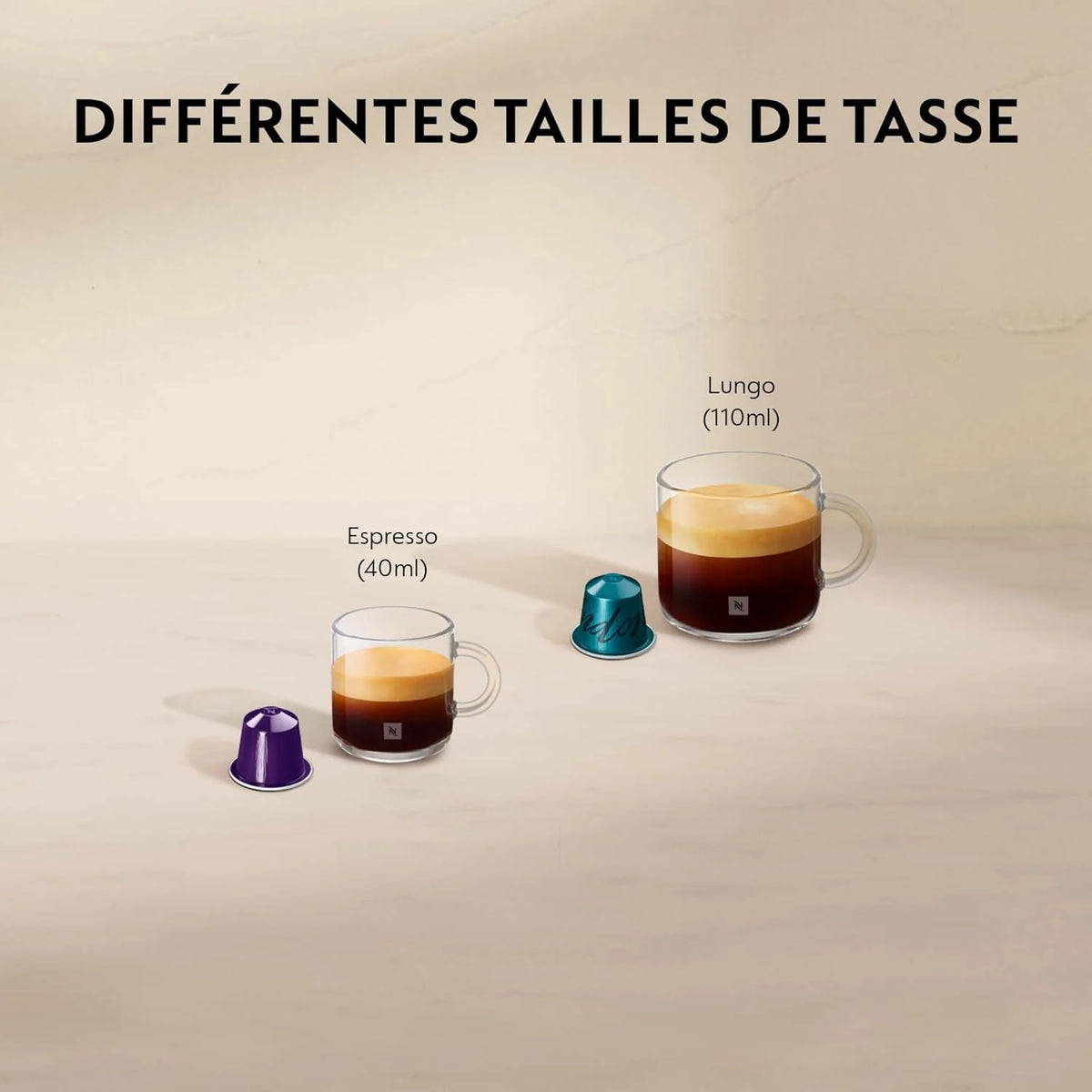 De'Longhi Nespresso CitiZ EN167.W, Machine à Café en Capsules, Machine à Café pour une Tasse, Design Compact, Pression 19 Bar, 2 Tailles de Tasses, Ensemble de Bienvenue Inclus, Blanc