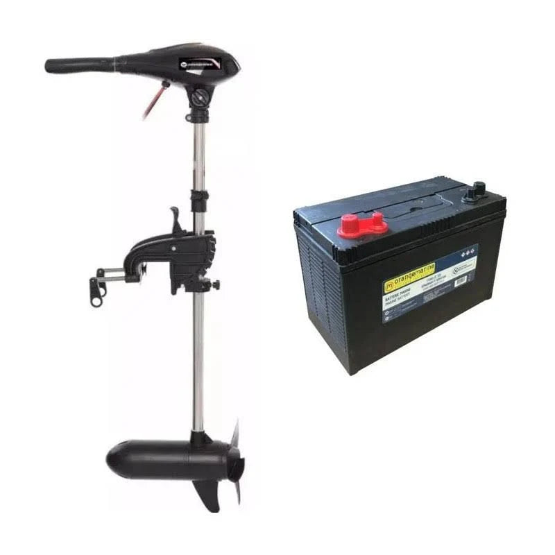 Pack moteur électrique 65LBS + Batterie à Décharge Lente 75Ah