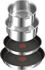 Tefal Ingenio Emotion Set of 3 Frying Pans 22/24/28 cm + 3 Saucepans 16/18/20 cm + Stew Pot 24 cm + Wok 26 cm + 12 Accessories | Induction Safe, Non-Stick, Dishwasher and Oven Safe
