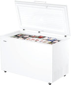 Congélateur coffre - HAIER - HCE420E - Classe E - 89,5 x 132,x 75cm - 418 L - Blanc