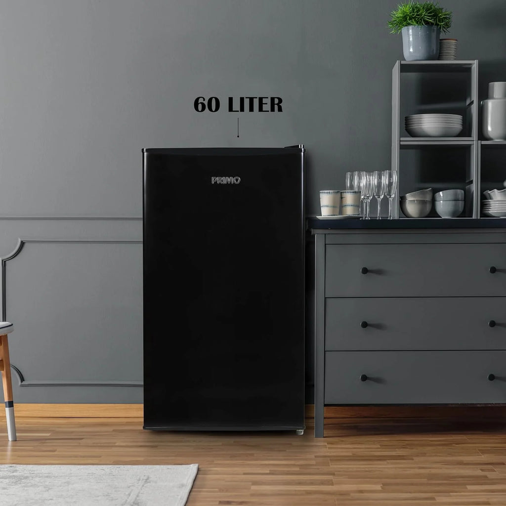 PRIMO PR143DV Congélateur Table Top - 60L - Pose Libre - Classe E - Noir