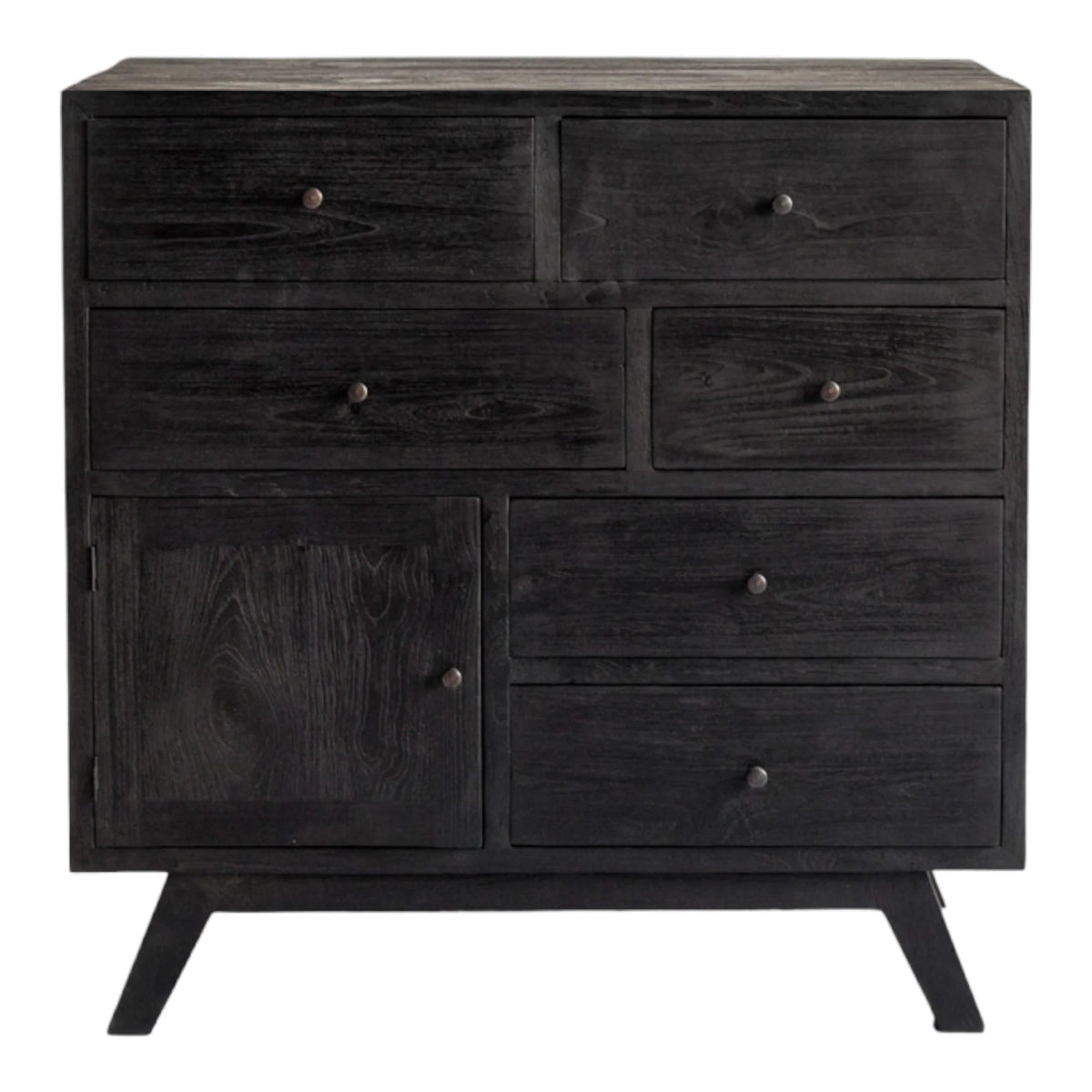 Bronia Solid Teak Wood Chest Of 7 Drawers