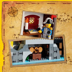 LEGO – Icons Fortaleza Eldorado con Kit de Construcción de Barco Pirata 10320