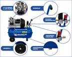 MICHELIN Compresseur d'Air Portatif MB3650 - Cuve 50 Litres - Moteur 3 cv - Pression Maximale 10 bar - Débit d'Air 360 l/min - 21.6 m³/h