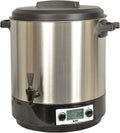 Stérilisateur De Bocaux Électrique Cuve Inox Avec Écran Lcd Robinet Et Minuteur 31l 2000w - STERI PRO INOX XL LCD
