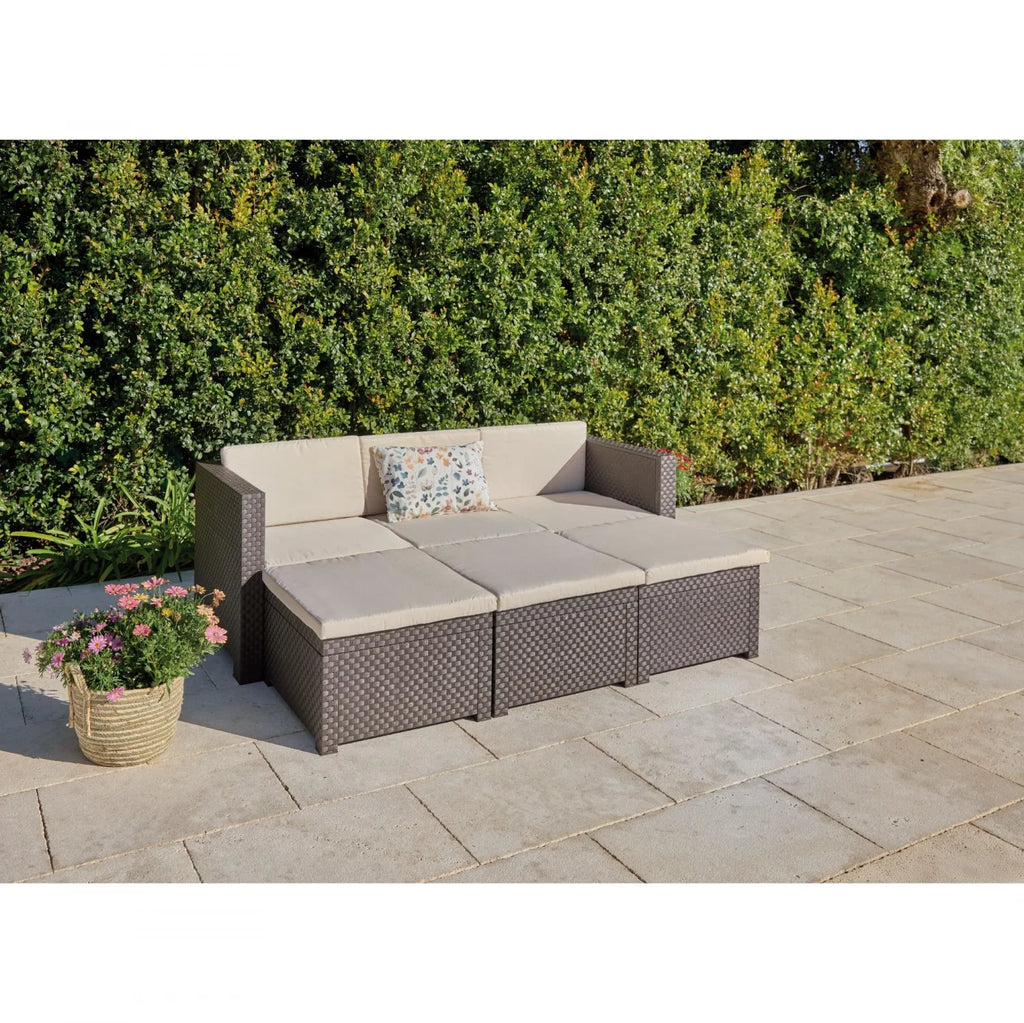 Conjunto de Jardín, Diva Chaisse Longue - Wengue