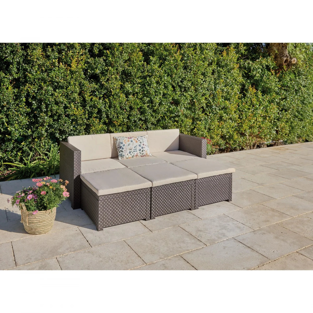 Conjunto de Jardín, Diva Chaisse Longue - Wengue