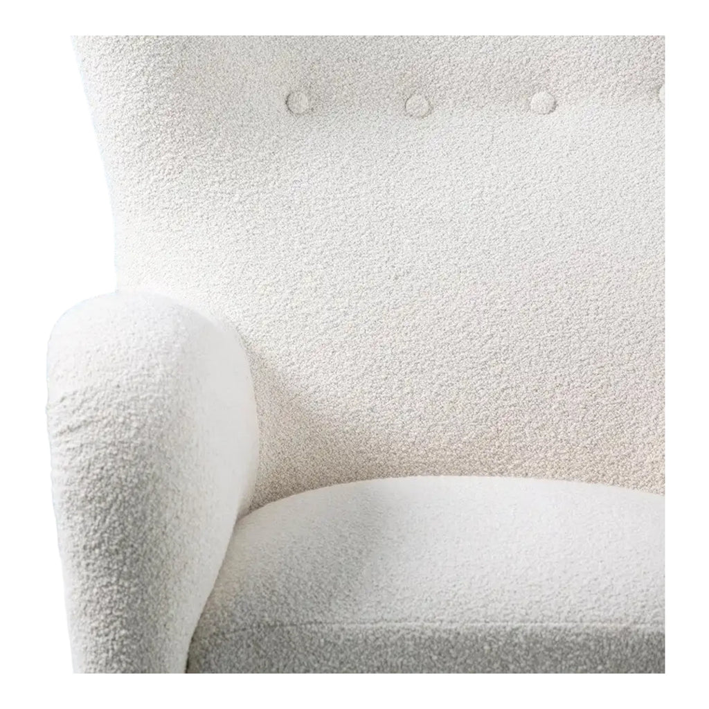 Nismaaya Aldram Wing Chair White
