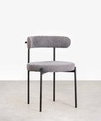 Silla de Comedor en Tela y Metal Alexia