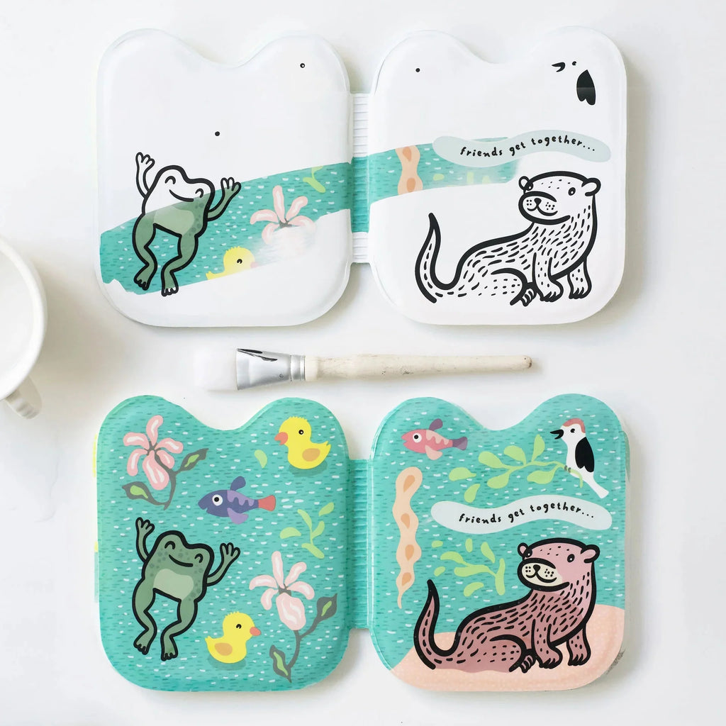 Shaped Badebuch "Frog & Friends"