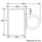 Lave linge hublot BOSCH WAN28258FR