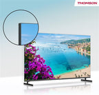 THOMSON 55 Pouces (139 cm) 4K Ultra HD Smart Android TV, Google Assistant, Wi-FI, Dolby Digital, Bluetooth, Triple-Tuner (Câble/Satellite/Antenne), HDMI, CI+, A+ Panneau – 55UA5S13 [Classe énergétique E]