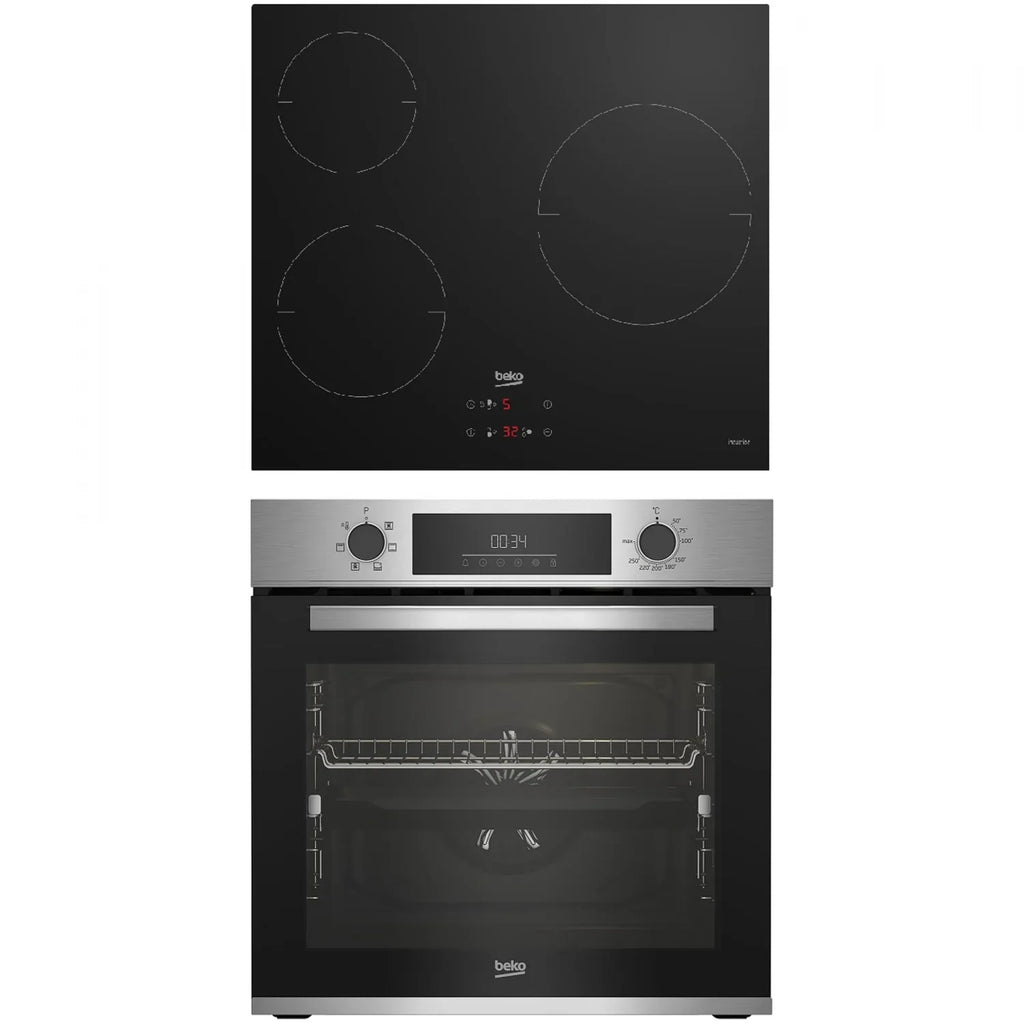 Horno y Placa de Inducción Beko BBSE12340XD