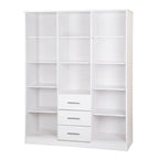 Palace Imports 100% Solid Wood Cosmo 3-Door Wardrobe Armoire with Solid Wood or Mirrored Doors