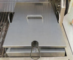 Alfresco 19-Inch Gas Grill in Stainless Steel Grill Mounted Steamer/Fryer