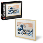 LEGO Art Hokusai – La Gran Ola, Arte Japonés 3D para Pared, Cuadro con Marco para Decoración de Hogar u Oficina, Kit Creativo de Artes y Manualidades, 31208