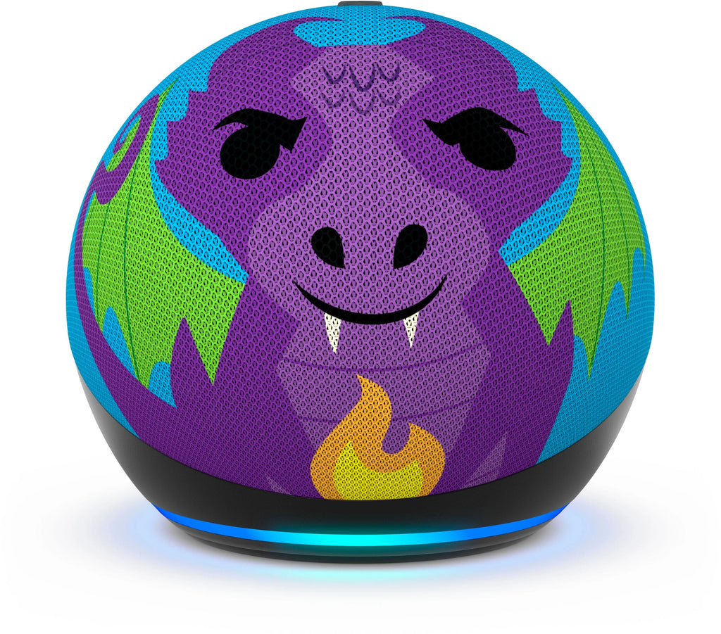 Amazon – Echo Dot Kids (5ª Generación, Lanzamiento 2022) con Alexa – Fire Dragon