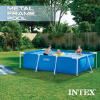 Intex - 28272NP - Piscine Metal Frame Junior rectangulaire Tubulaire (l) 3,00 x (l) 2,00 x (h) 0,75m