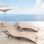 Kullavik 3-PiecesOutdoor Chaise Lounge Set