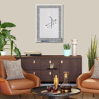 Ruomeng Miroir mural rectangulaire en cristal écrasé avec diamant pour décoration de la maison, pour salle de bain, entrée et chambre à coucher, 50,8 x 71,1 cm
