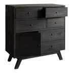 Bronia Solid Teak Wood Chest Of 7 Drawers