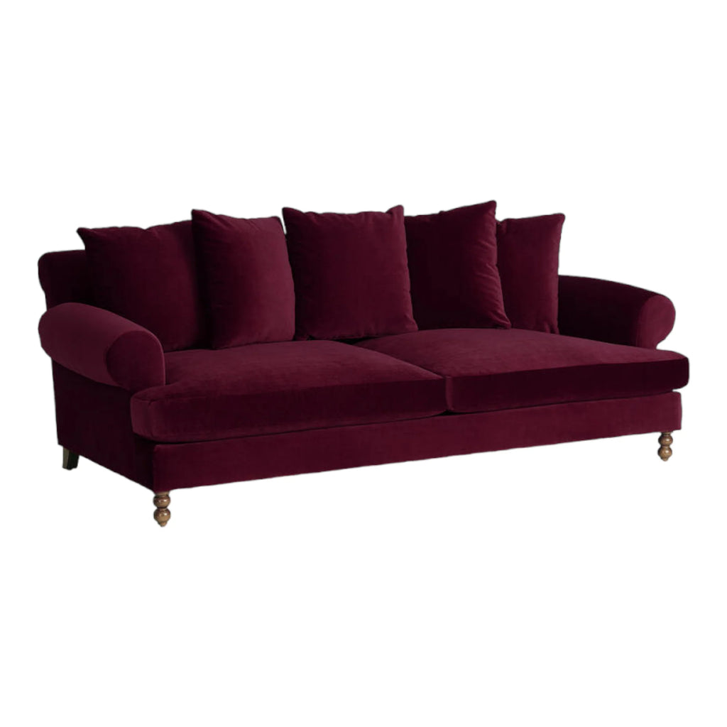 Josea 3 Seater Teak Wood Sofa