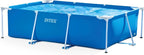 Intex - 28272NP - Piscine Metal Frame Junior rectangulaire Tubulaire (l) 3,00 x (l) 2,00 x (h) 0,75m
