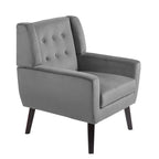 Set of 2 Velvet Living Room Accent Chair Upholstered Armchair