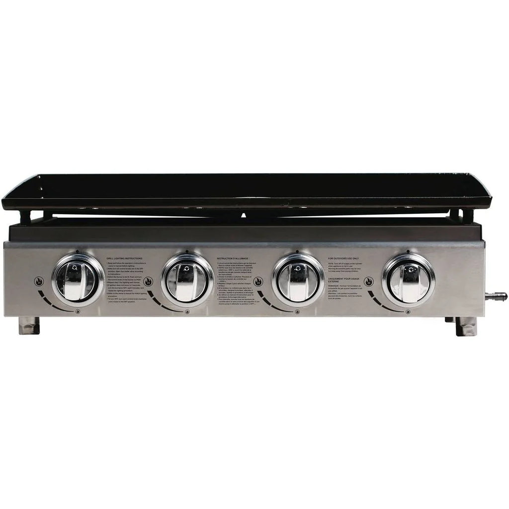 Plancha "presto 4" - 4 Quemadores -  9.7kw - Gris