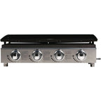 Plancha "presto 4" - 4 Quemadores -  9.7kw - Gris