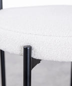 Silla de Comedor en Tela y Metal Alexia