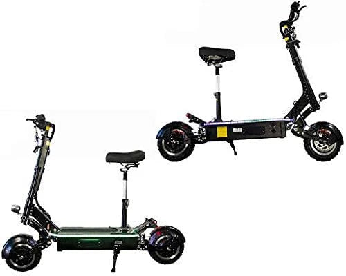 MAXX Patinete Eléctrico para Adultos de Ultra Alta Velocidad 60 MPH, Plegable | Motor Dual de 5000W | Batería de 60V / 38.5Ah | Autonomía de 133 km | Pendientes de hasta 30°