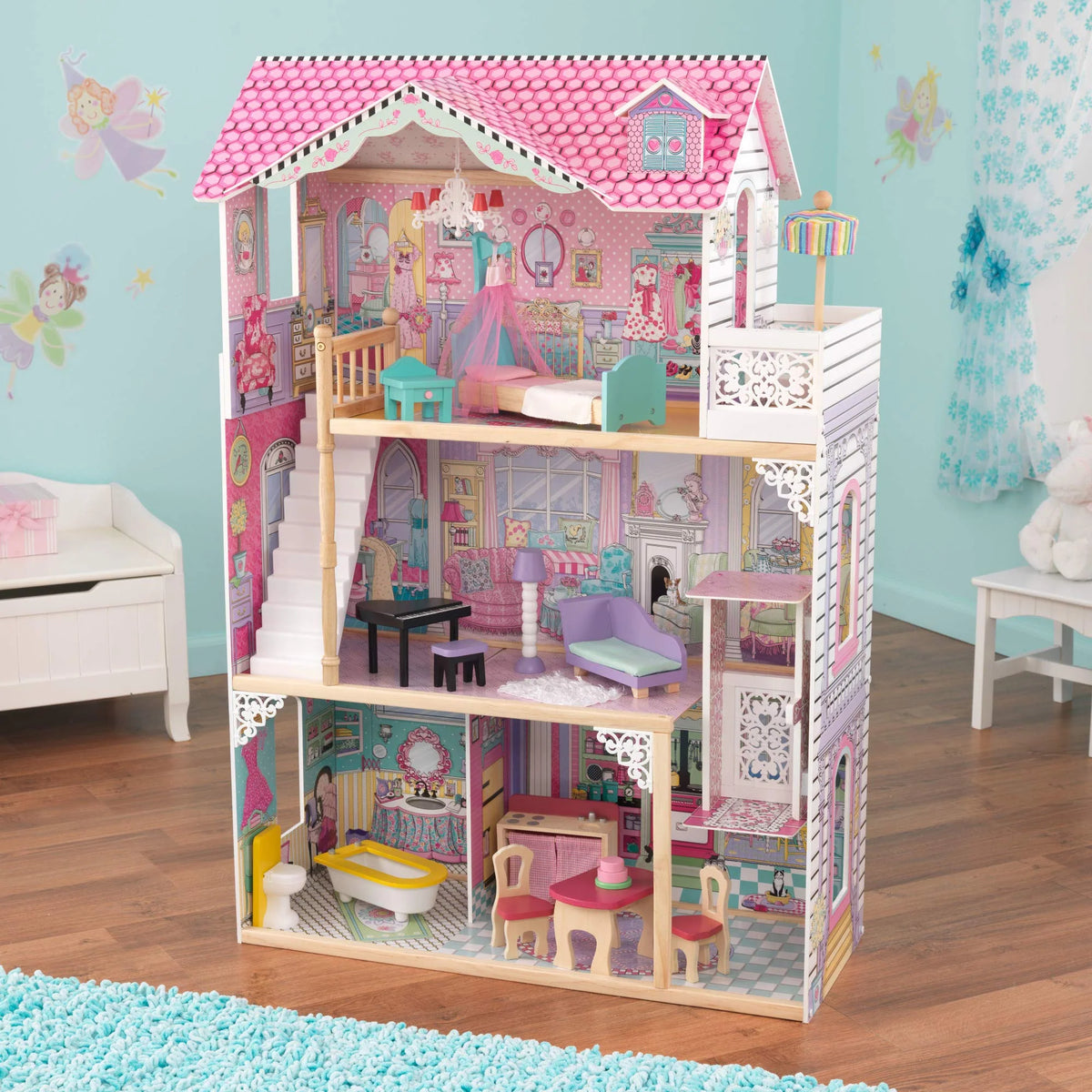 Casa de Muñecas KidKraft Annabelle con Muebles