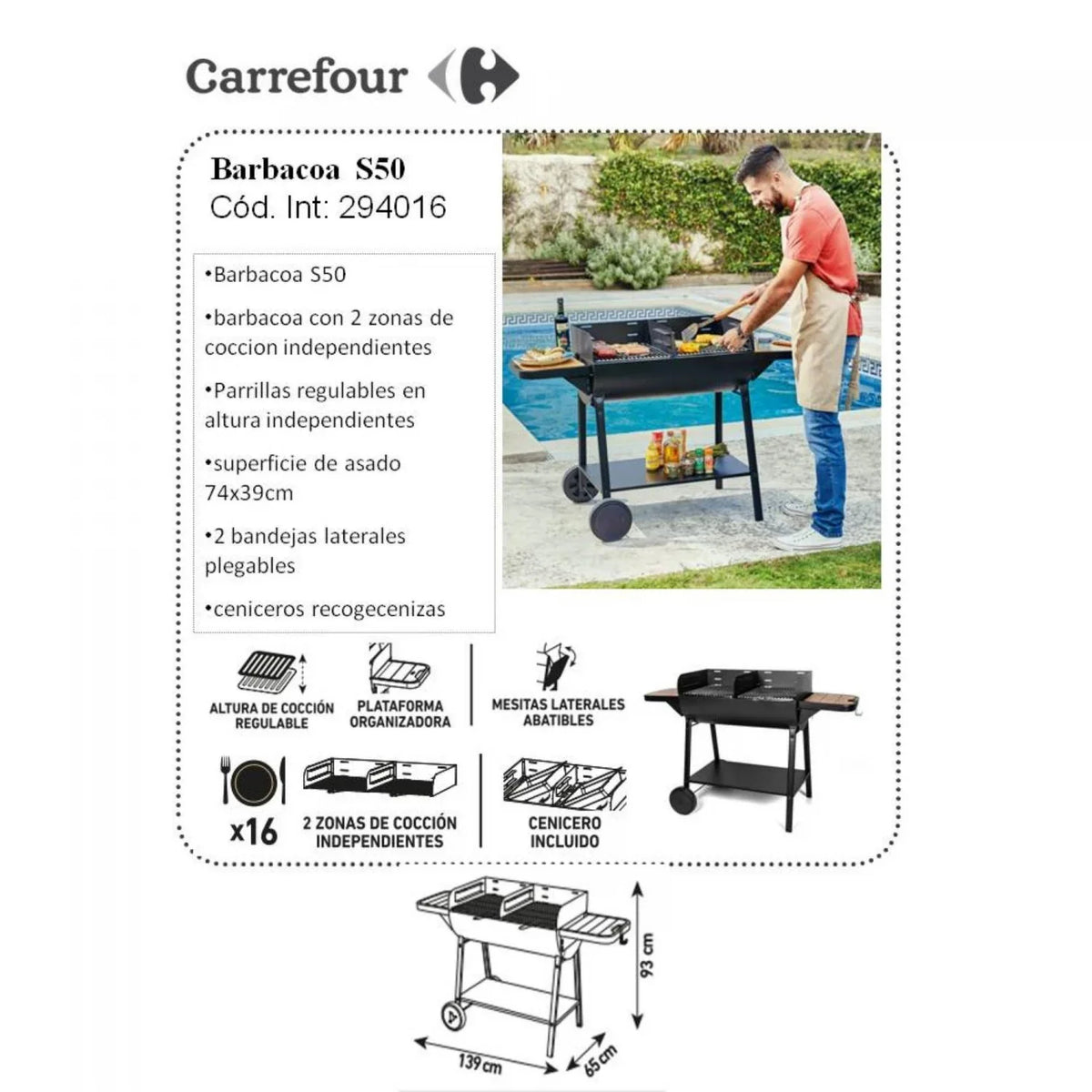 Barbacoa S50 Carrefour