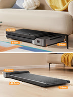 Walkingpad Z1 tapis de marche pliable, LED, télécommande, vitesse 1–6km/h