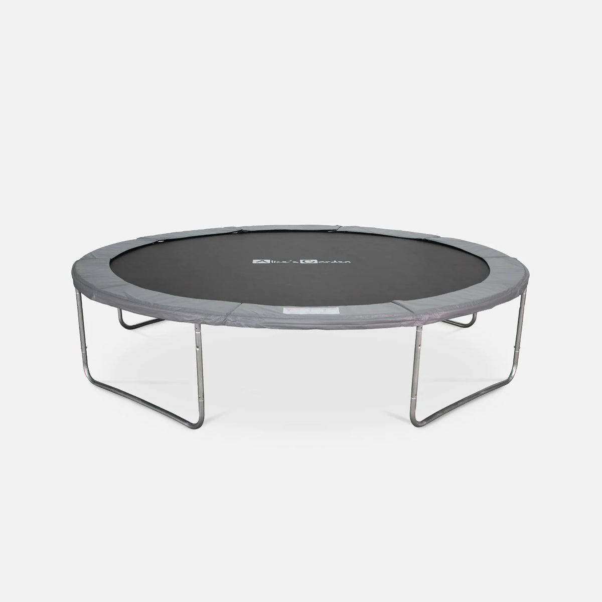 Cama Elástica Con Protección Red De 370cm, Gris