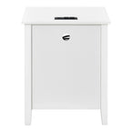 Nightstand Set of 2 with Charging Station End Side Table with 2 Drawers with USB Ports and Outlets Bedside Bed