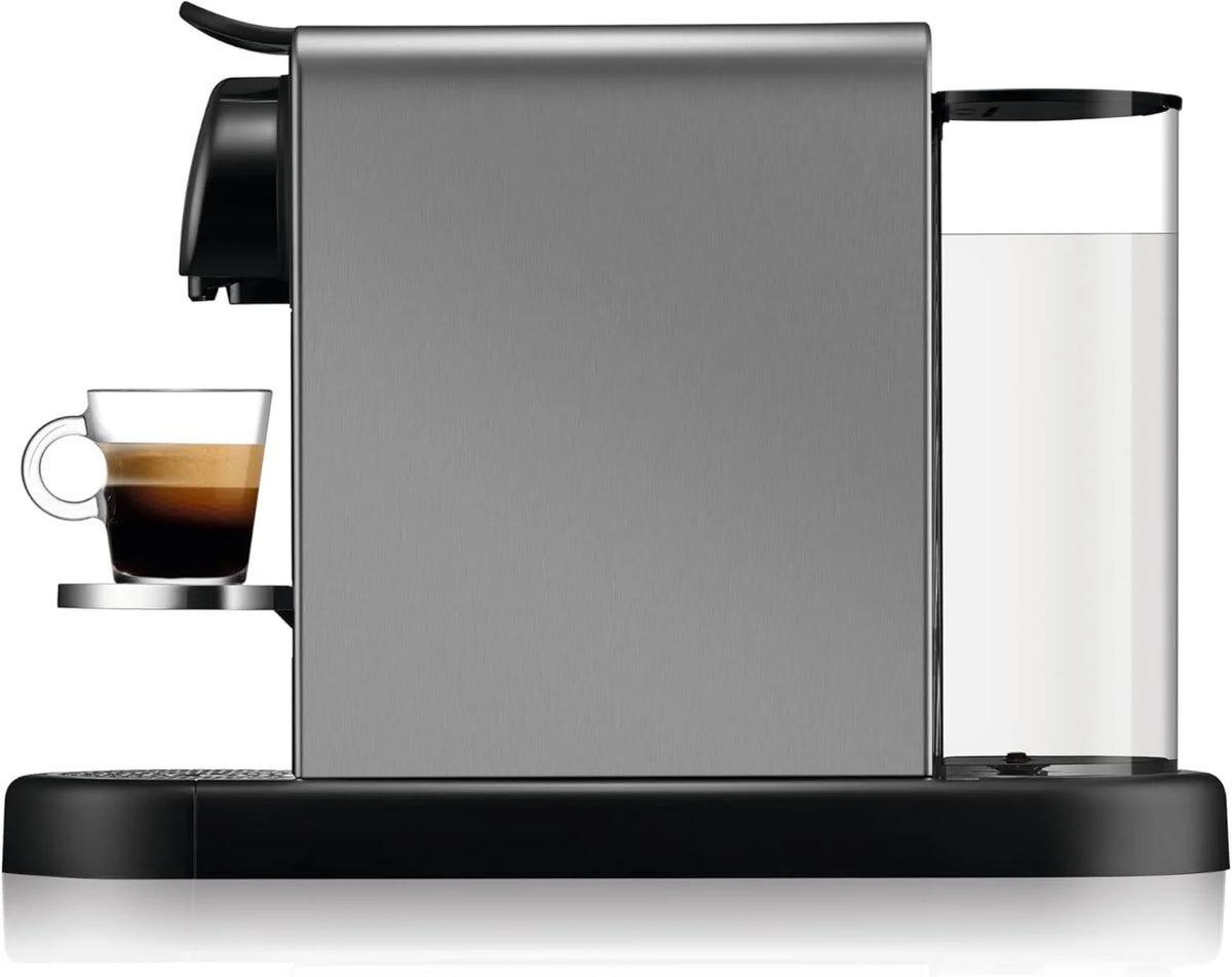 Machine à Café Nespresso Krups Citiz Platinum Titane Cafetière Dosettes YY5077FD