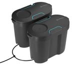 Gardena Aquabloom Solution d'arrosage Automatique Solaire avec réserve d'eau: jusqu'à 20 Plantes pour terrasse ou Balcon, arrosage Goutte à Goutte, 14 programmes d'arrosage (13301-20)