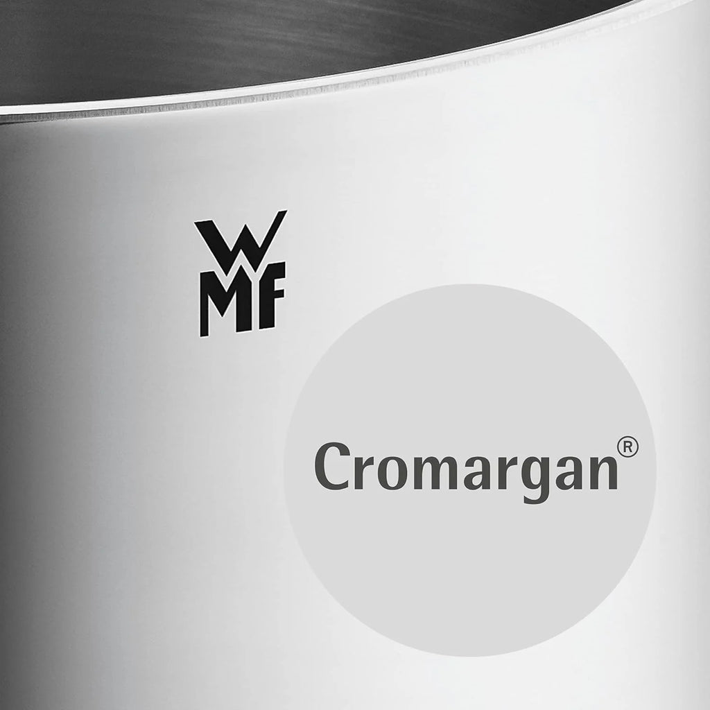 WMF Function 4 - Batería de Cocina 5 Piezas, Acero Inoxidable Apto para Inducción, 1 cacerola baja de 20 cm, 3 cacerolas altas de 16 cm, 20 cm y 24 cm con tapa, 1 cazo 16 cm