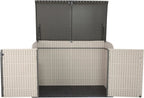 Lifetime Coffre de Rangement extérieur Tan 191,1 x 107,3 x 132,2 cm
