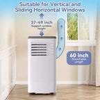 Portable Air Conditioners, Flarhetoric 10000 BTU Cooling/Fan/Dry 3 IN 1 Portable Ac unit for Room 560 SQ.FT, Units for Low Noise rooms
