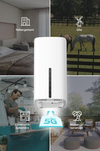 TP-Link Routeur 5G, Routeur WiFi 6 AX1800Mbps, 3 Ports Gigabit, Bi-Bande MU-Mimo, EasyMesh, Connecte Jusqu’à 64 Appareils, Plug-and-Play, Compatible Toutes Les Cartes SIM des opérateurs, Archer NX200