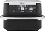 NINJA Foodi FlexDrawer Air Fryer 2 Compartiments Avec Séparateur Amovible, Grande Capacité 10.4L, Air Fryer 7-en-1, Max 240°C, Pièces Antiadhésives Amovibles Lavables Au Lave-Vaisselle, Noir