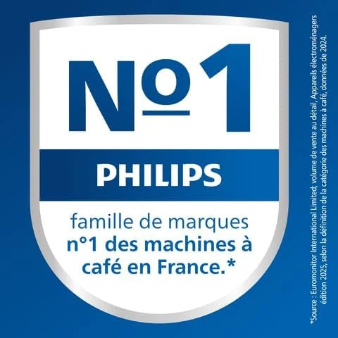 Philips Expresso broyeur Série 5500 – 20 Boissons Chaudes et Glacées, Carafe LatteGo facile à nettoyer, SilentBrew, QuickStart, Machine à café à grain Noir/Argent (EP5546/70)
